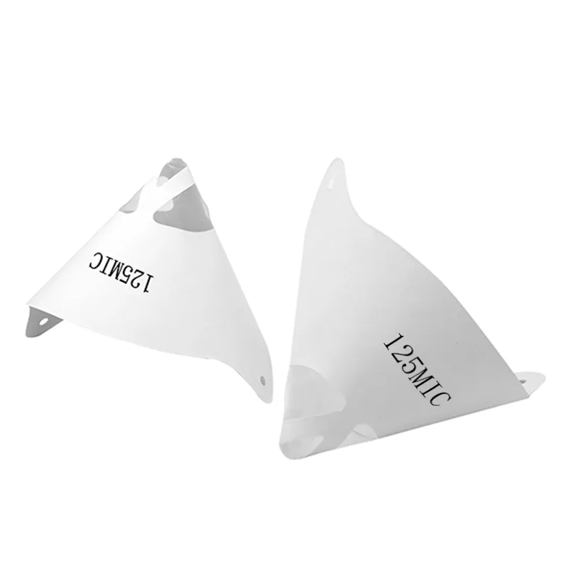 Apa mupangat nggunakake strainer cat kertas kanggo nyampur campuran