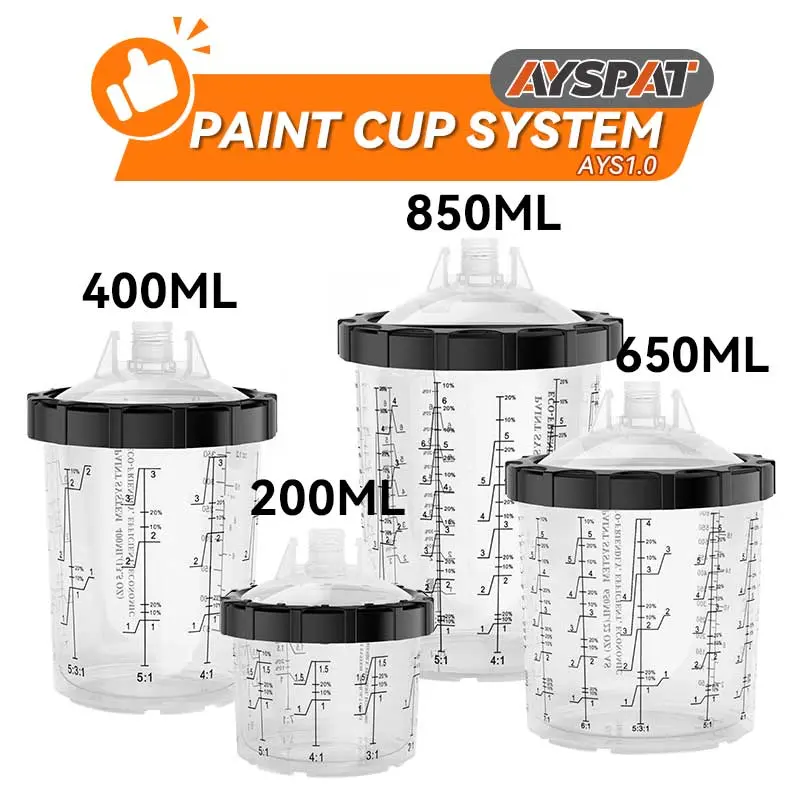 Master Alur Kerja Lukisan Sampeyan: Pandhuan Operasi Lengkap kanggo AYSPAT Disposable Spray Gun Cup 1.1