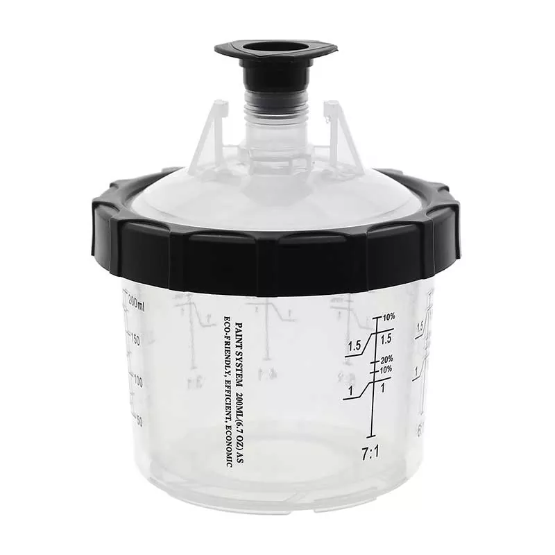 Kepiye Sistem Cangkir Cat Pakai 200ML 1.0 Ngowahi Efisiensi Lukisan Semprotan Otomotif lan Industri?