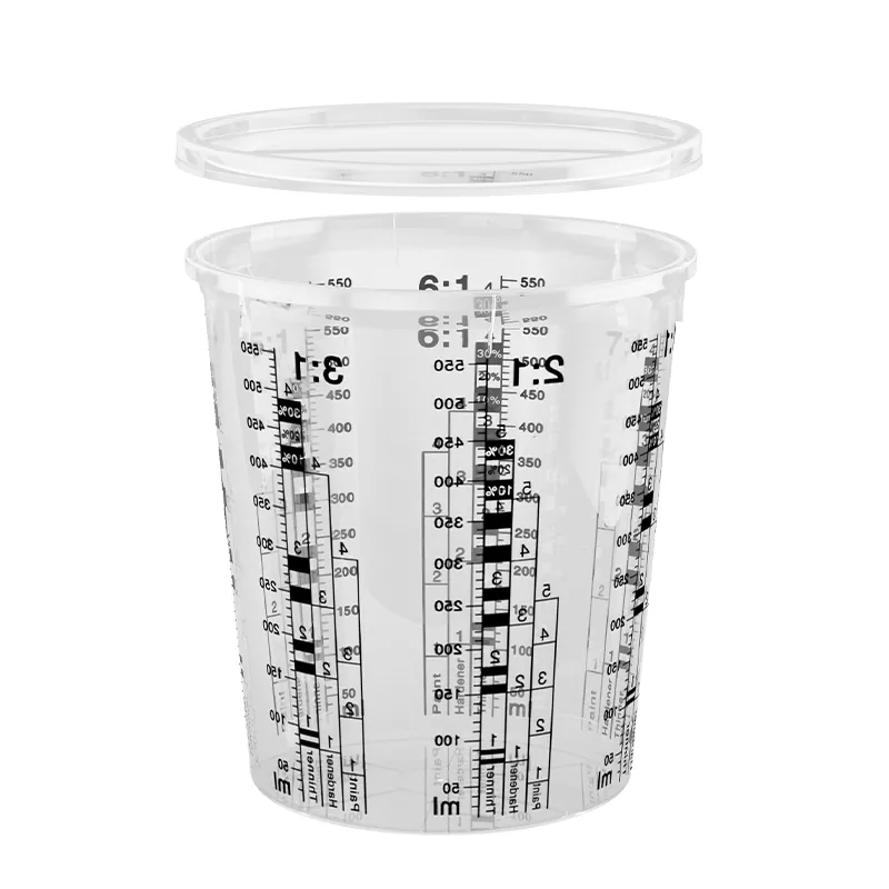 680ml PP cat otomatis cat kanthi tutup